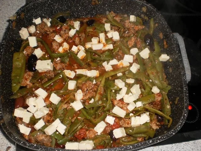 Rezept: Hackpfanne mit grünen Bohnen Bild Nr. 9 Hackpfanne mit grünen Bohnen - Rezept - Bild Nr. 9