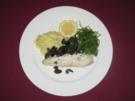 Seeteufel mit Olivensoße und Zitronen-Kartoffelpüree - Rezept