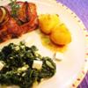 Blattspinat mit Feta ... - Rezept