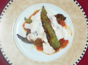 Auberginen-Zucchini-Hochzeit in Joghurtsoße - Rezept