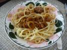 Gulasch : Zwiebelgulasch - aus dem Backofen - auf Spaghetti - Rezept