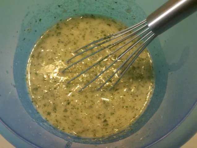 Rezept: Vegetarisch: Kräuter-Zucchini-Kartoffelpuffer mit Cranberrypüree Bild Nr. 2 Vegetarisch: Kräuter-Zucchini-Kartoffelpuffer mit Cranberrypüree - Rezept - Bild Nr. 2