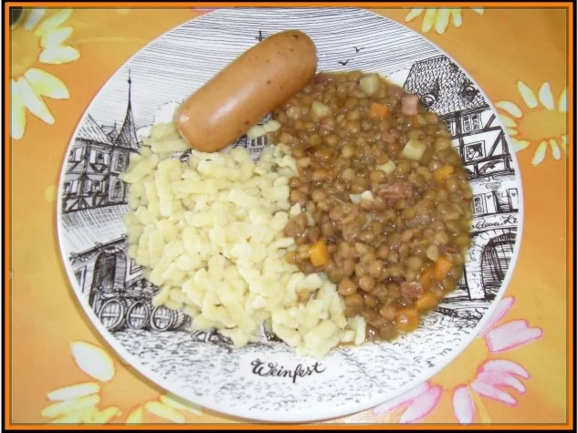 Rezept: Saure Linsen Saure Linsen - Rezept