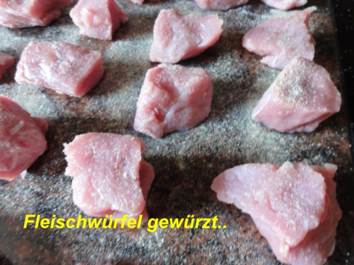 Fleisch:     SCHWEINEFILETSPIEßE - Rezept - Bild Nr. 5