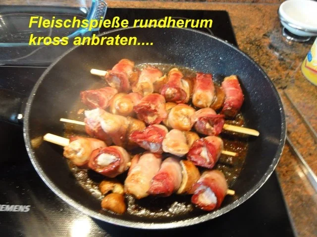 Fleisch:     SCHWEINEFILETSPIEßE - Rezept - Bild Nr. 8