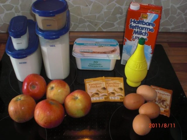 ;,Feiner Äpfelkuchen,, - Rezept