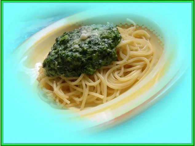 Rezept: Pasta mit Spinat Pasta mit Spinat - Rezept