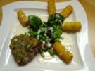 Rinderschulter mit Parmesan-Kräuter-Kruste - Rezept
