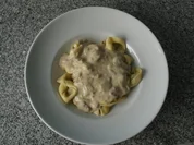 Rezept: Tortellini mit einer leckeren aber mรคchtigen Soรe Tortellini mit einer leckeren aber mรคchtigen Soรe - Rezept