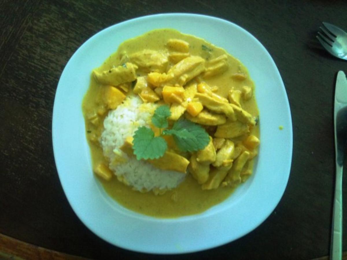 Michls Pfirsich-Curry mit Basmati-Reis - Rezept