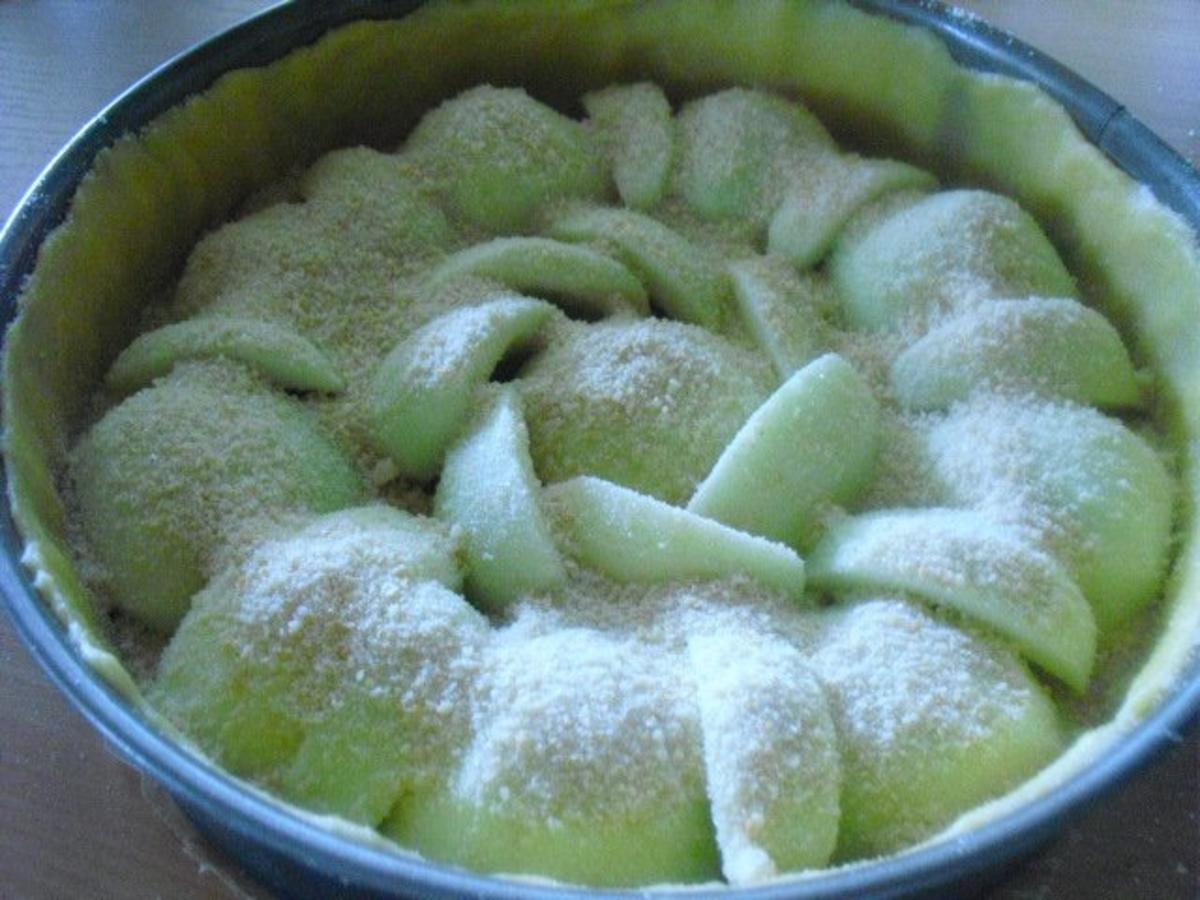 Gedeckter Apfelkuchen - Rezept - Bild Nr. 3