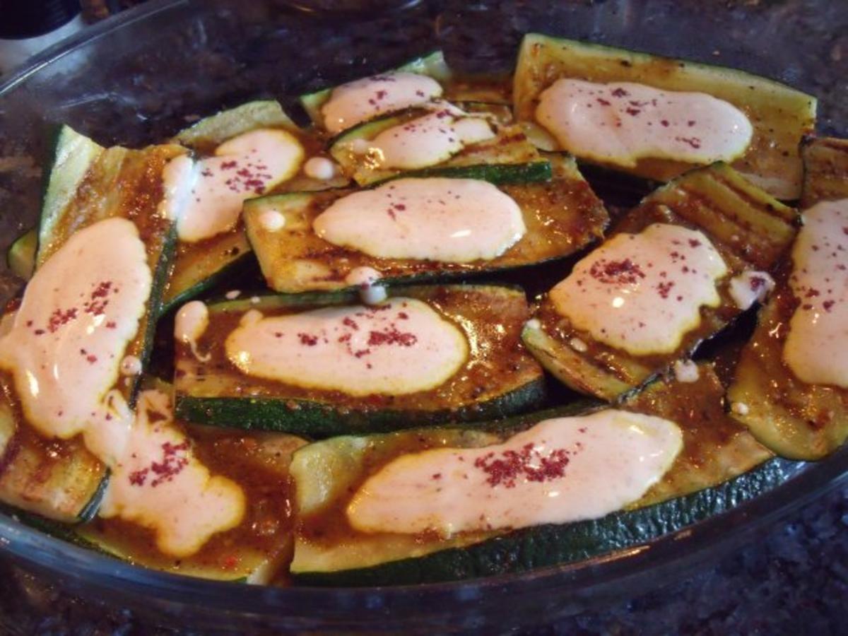 Orientalische Zucchini - Rezept