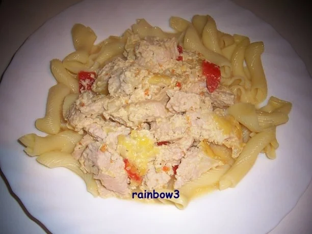 Auflauf: Sahnige Putenbrust - Rezept