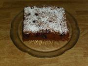 Brauner Heidelbeerkuchen - Rezept