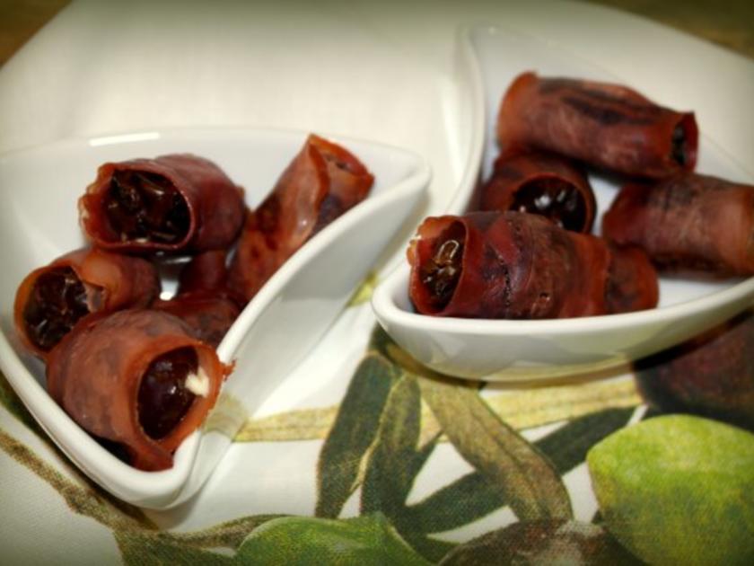 Tapas: Datteln mit Speck - Rezept mit Bild - kochbar.de