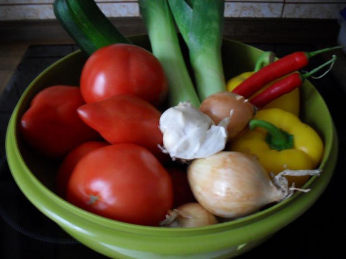 Gemüsesoße - Vorratshaltung - Rezept