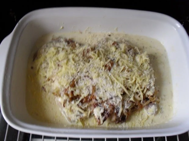 Kotelett mit Zwiebel-Sahne-Sößle - Resteverwertung - Rezept - Bild Nr. 10