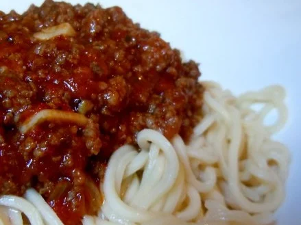 Rezept: Spaghetti mit Tomaten-Fleisch-Sauce Bild Nr. 8 Spaghetti mit Tomaten-Fleisch-Sauce - Rezept - Bild Nr. 8