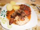 Italienische Koteletts mit Zwiebeln und Tomaten - Rezept