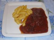 Rindfleisch in Rotwein - Rezept