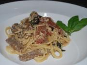 Spaghetti "Edel"-Carbonara - Rezept