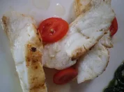 Steinbeißerfilet mit frischem Spinat - Rezept