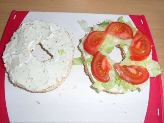 Snack: Bagels belegen  - Rezept - Bild Nr. 5