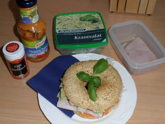 Snack: Bagels belegen  - Rezept - Bild Nr. 8
