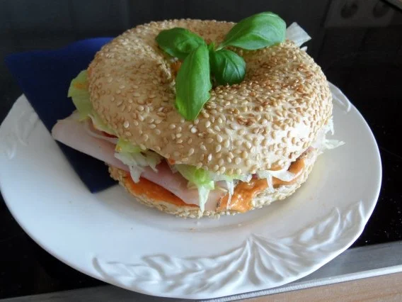 Snack: Bagels belegen  - Rezept - Bild Nr. 9