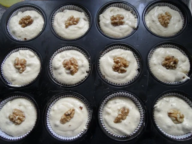 Walnuss-Marzipan-Muffins - Rezept - Bild Nr. 5