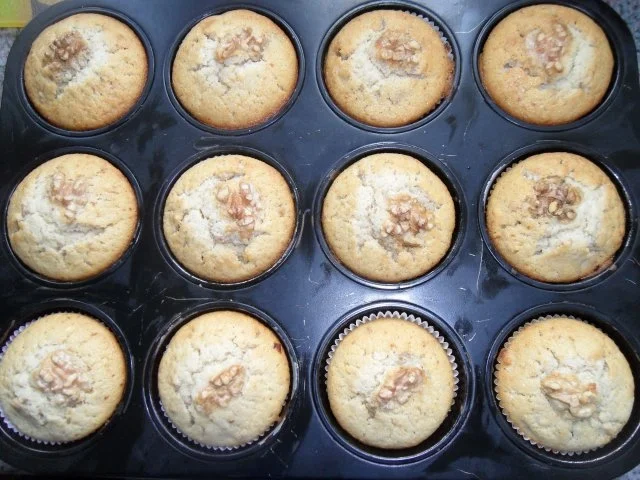 Walnuss-Marzipan-Muffins - Rezept - Bild Nr. 7