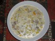 Hack-Lauch-Käse-Suppe - Rezept