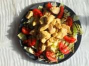 Rezept: Honighähnchen auf Salatbett Honighähnchen auf Salatbett - Rezept