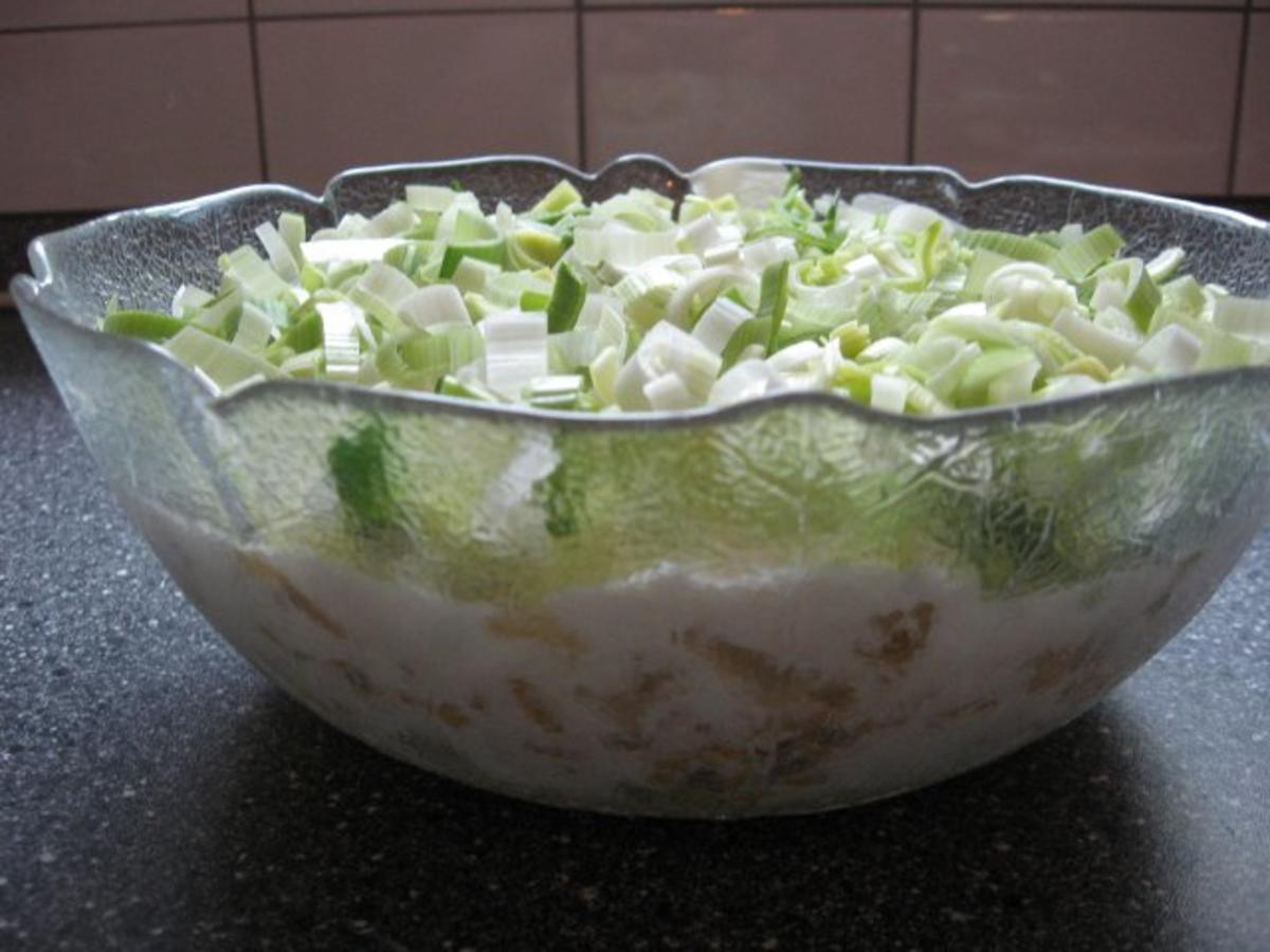 Vegetarischer Schichtsalat - Rezept mit Bild - kochbar.de