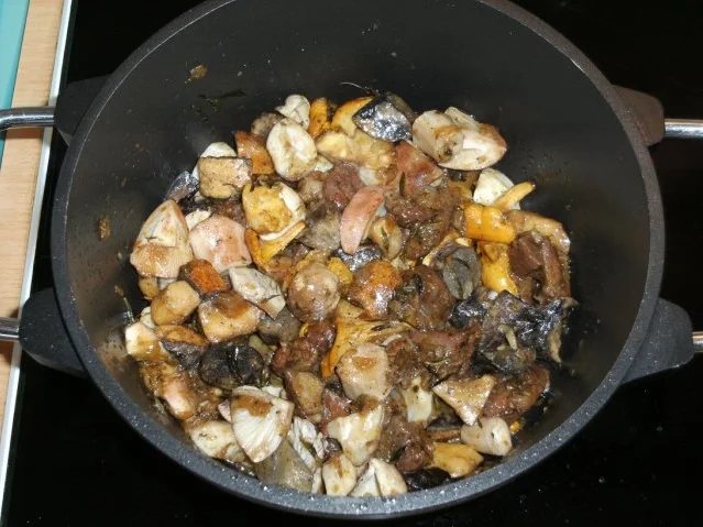 Fleisch: Lammfleisch geschmort mit frischen Mischpilzen - Rezept - Bild Nr. 6