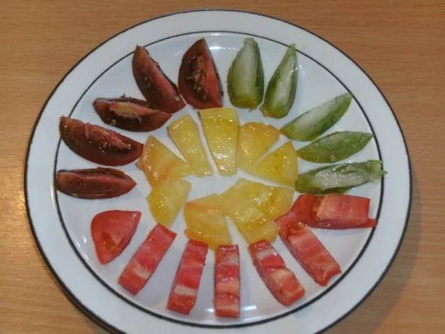 Rezept: Beilage: Tomatenteller, bunt Bild Nr. 4 Beilage: Tomatenteller, bunt - Rezept - Bild Nr. 4