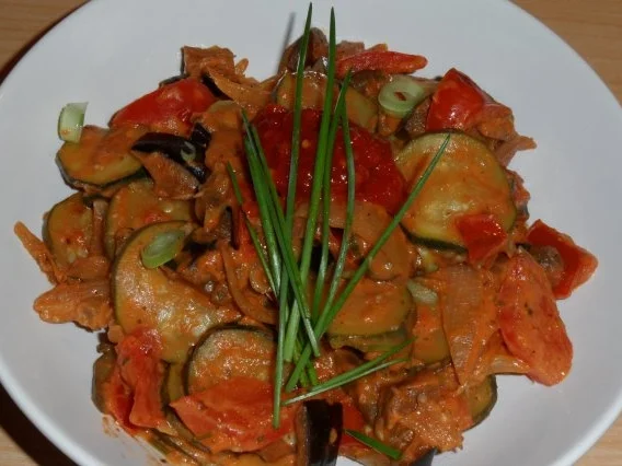 Gemüse # mediterran - pikant # - Rezept