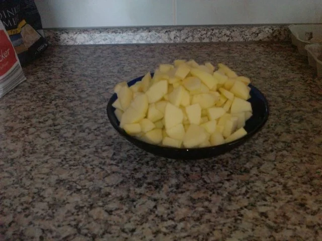 Apfelkuchen "Ratz  Fatz" - Rezept - Bild Nr. 4