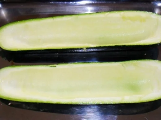 Garnelengratin im Zucchiniboot - Rezept - Bild Nr. 3