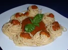 Rezept: Scharfe Tomatensoße mit Spaghetti Scharfe Tomatensoße mit Spaghetti - Rezept