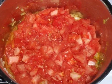 Rezept: Scharfe Tomatensoße mit Spaghetti Bild Nr. 8 Scharfe Tomatensoße mit Spaghetti - Rezept - Bild Nr. 8