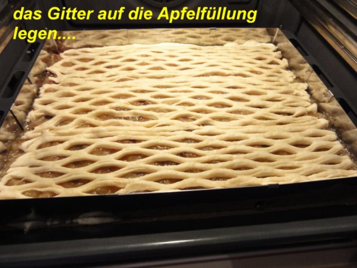 Hefe:    APFELKUCHEN hinter GITTER - Rezept - Bild Nr. 9