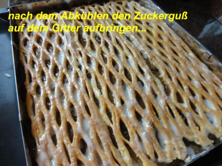 Hefe: APFELKUCHEN hinter GITTER - einfach - von Rezeptsammlerin