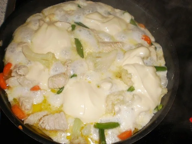 Rezept: Putengeschnetzeltes in leichter Käsesoße Bild Nr. 5 Putengeschnetzeltes in leichter Käsesoße - Rezept - Bild Nr. 5