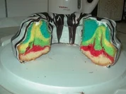 Regenbogenkuchen - Rezept