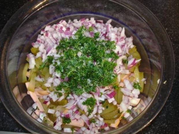 Fleischsalat oder auch Wurstsalat genannt :-) - Rezept mit Bild ...