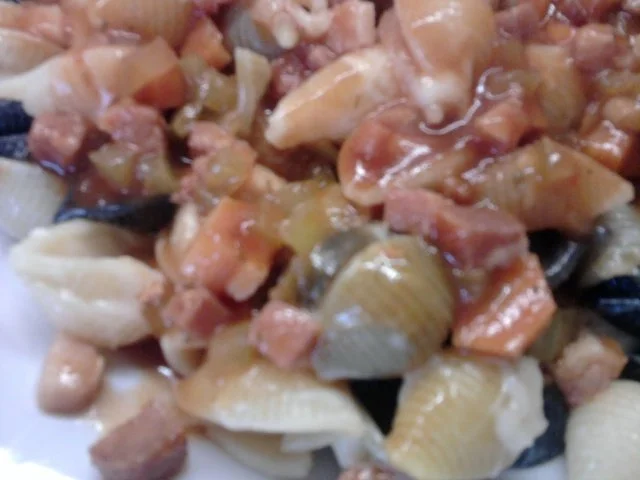 Rezept: Bunte Teufelspasta Bunte Teufelspasta - Rezept