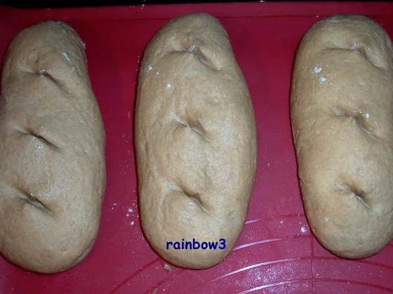 Rezept: Backen: Vollkorn-Baguette / Baguettebrötchen Bild Nr. 7 Backen: Vollkorn-Baguette / Baguettebrötchen - Rezept - Bild Nr. 7