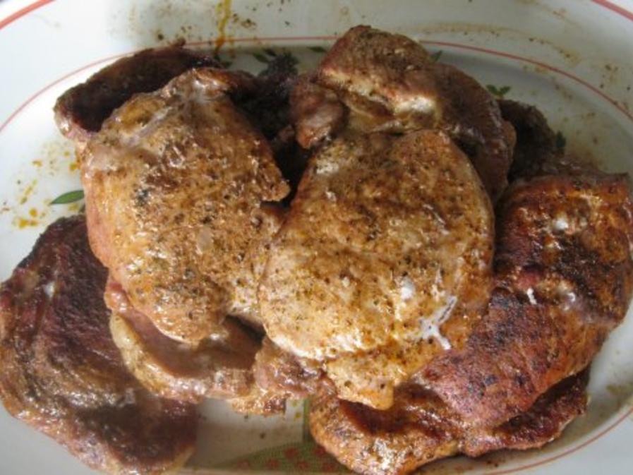 Scharf marinierte Cordonbleu Nackensteaks vom Grill - einfach - von Test00