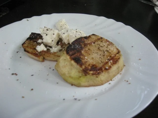 Patisson gegrillt - mit Schafskäse, "be veggi" - Rezept - Bild Nr. 3